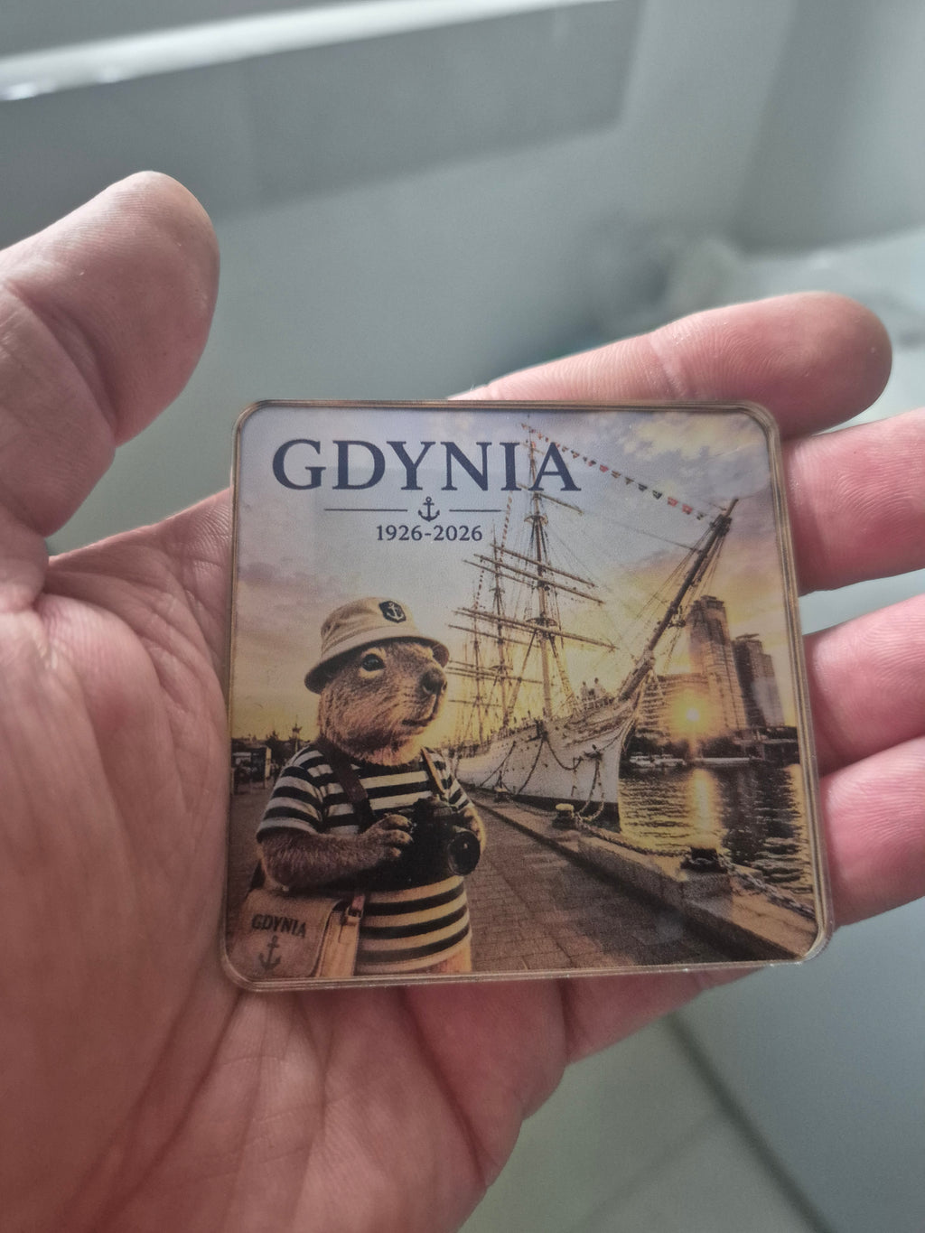 Magnes na lodówkę „Gdynia 1926–2026” | World of Bara™