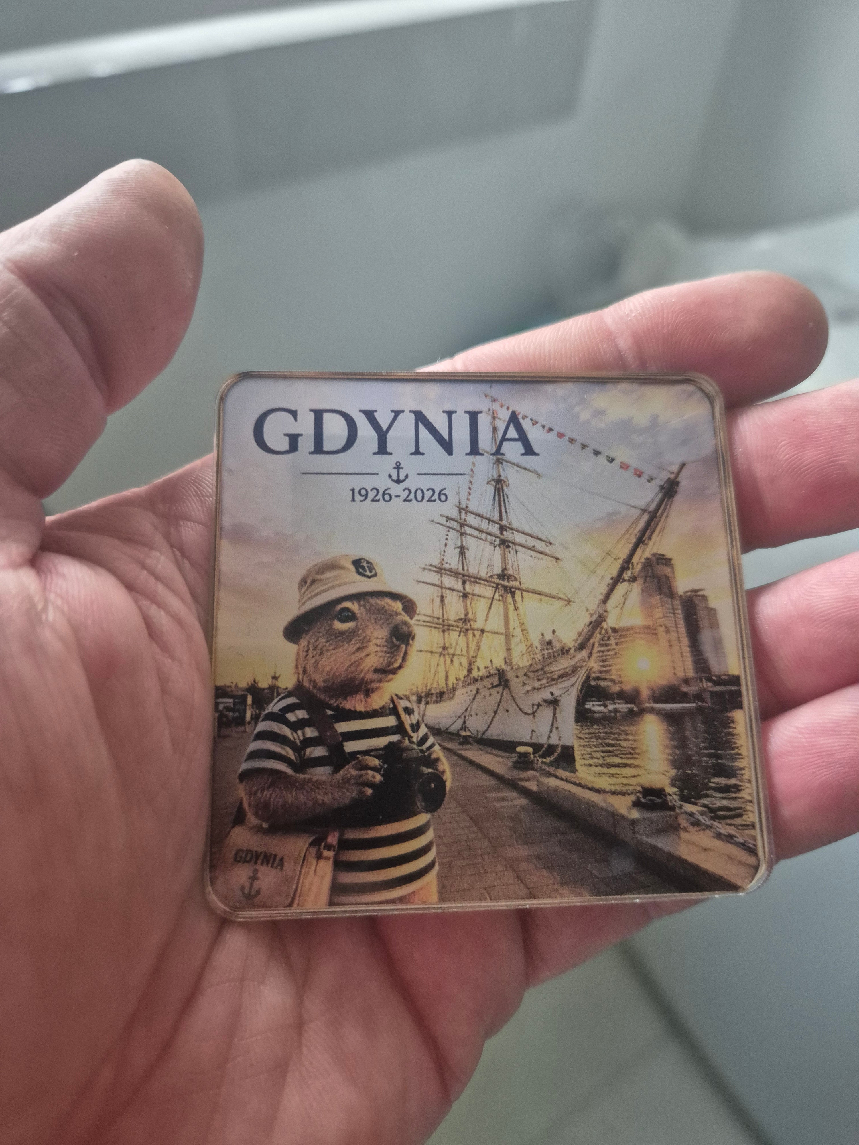 Magnes na lodówkę „Gdynia 1926–2026” | World of Bara™