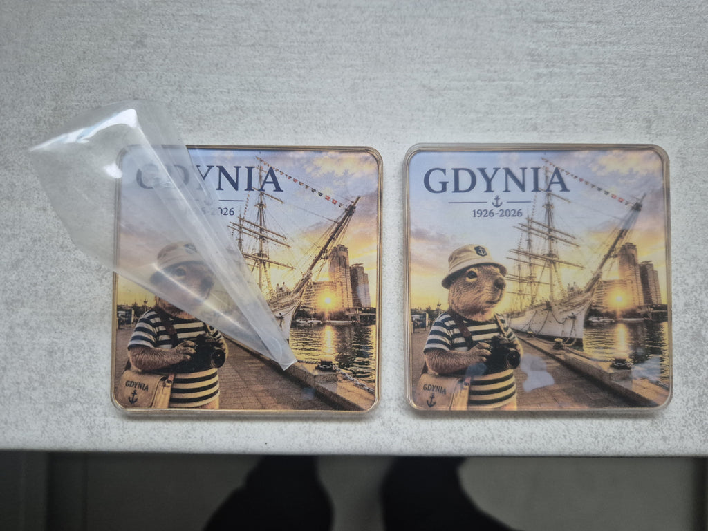Magnes na lodówkę „Gdynia 1926–2026” | World of Bara™