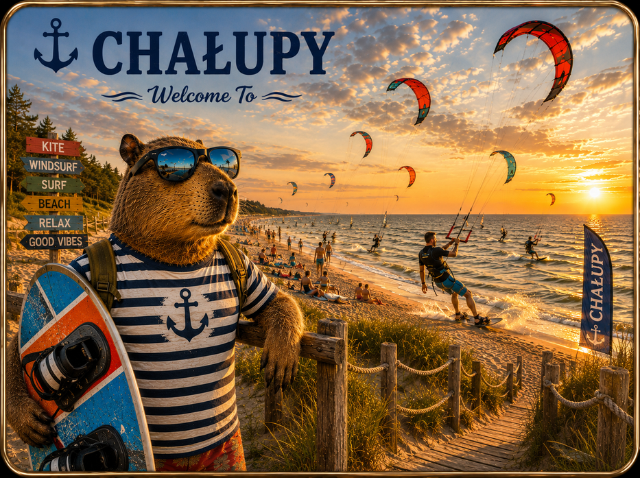 Magnes na lodówkę Chałupy