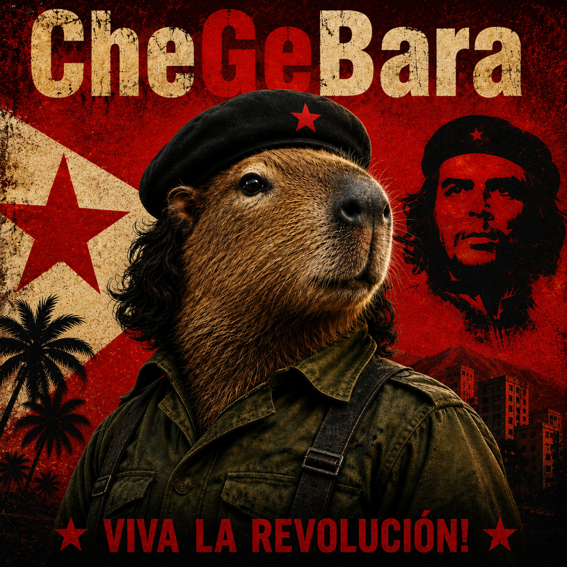 Magnes na lodówkę CheGeBara – Viva la Revolución! | World of Bara™