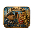 Magnes na lodówkę „Gdańsk – Moje Miasto” | World of Bara™