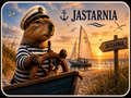 Magnes na lodówkę „Jastarnia – Kapibara Marynarz” | World of Bara™