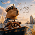 Magnes na lodówkę „100 Lat Gdyni 1926–2026”