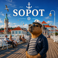 Magnes na lodówkę Sopot | World of Bara™