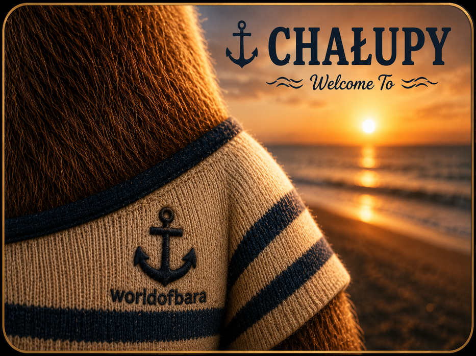 Magnes na lodówkę Chałupy Welcome To